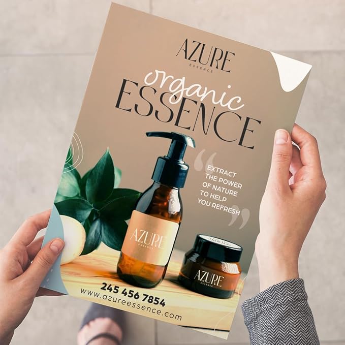 GotPrint Custom Bulk Flyers, Glossy, Vertical | Upload Design or Add Text | Personalized Photo | Double-Sided Printing Available,4 x 6 Vertical, 250 Qty