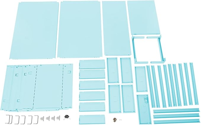 Vertical File Cabinets | 3 Drawer File Cabinet with Wheels| Steel Lockable Storage Cabinets | Metal S-torage Cabinet for Home Office | Storage A4/F4/Letter/Legal (Light Blue-6 Drawers)