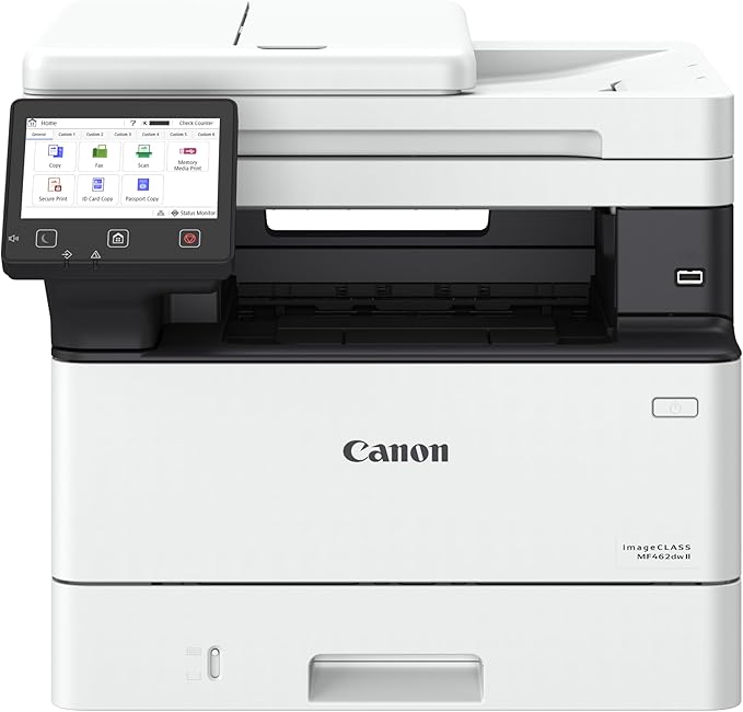 Canon imageCLASS MF462dw II - Wireless Black & White Laser Printer with Print, Copy, Scan, Fax, 3 Year Limited Warranty, 37 PPM