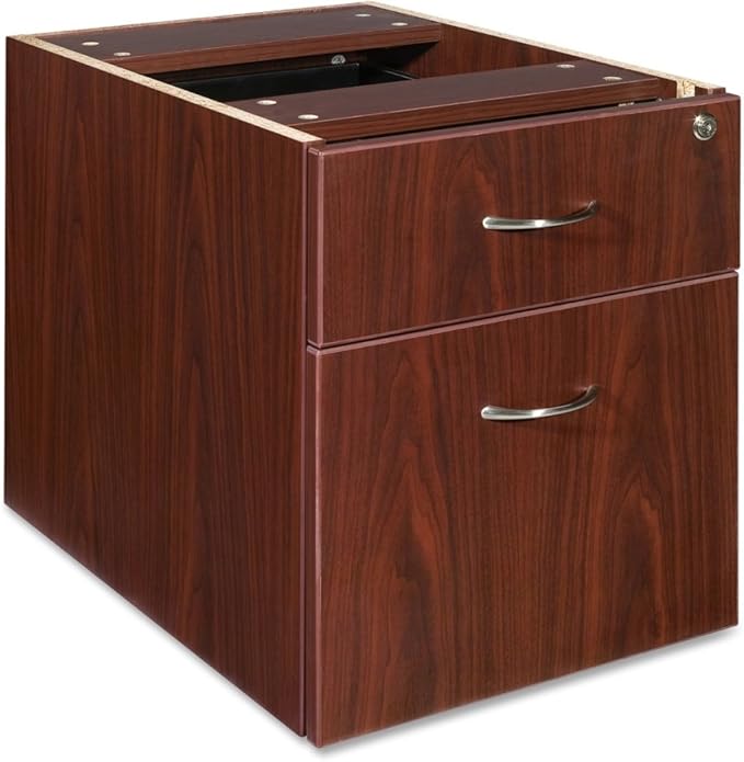Lorell Hanging Pedestal Furniture, Box/File, 16 by 22 by 21-Inch, Mahogany (LLR69398)
