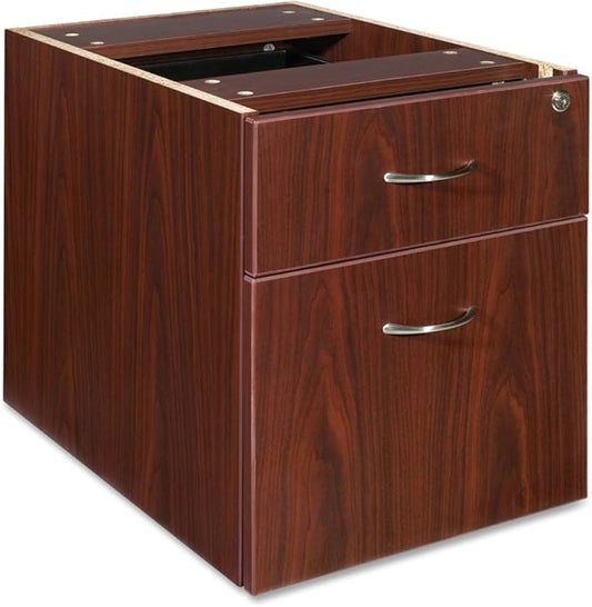 Lorell Hanging Pedestal Furniture, Box/File, 16 by 22 by 21-Inch, Mahogany (LLR69398)