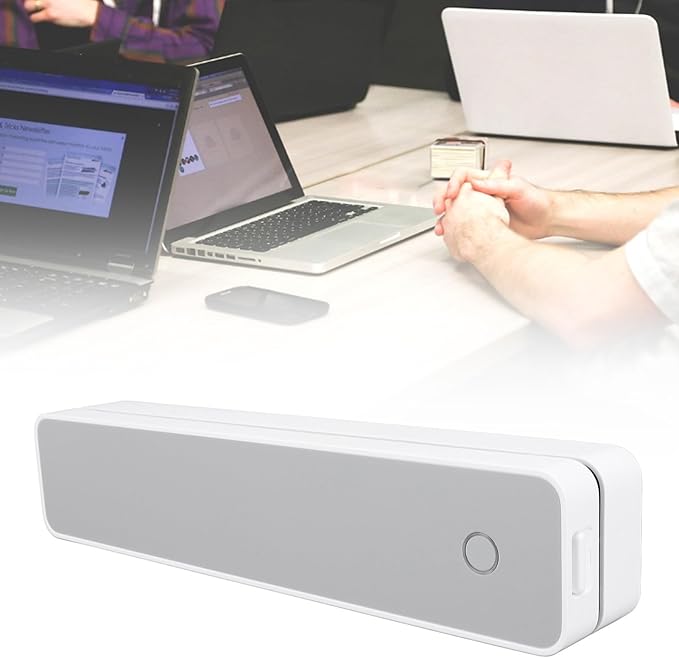 Yinhing Portable Travel Thermal Printer,Bluetooth Inkless A4 Mobile Printer with 10 Sheet Paper,for Office Study Meeting,Supports File Printing and Image Printing