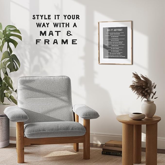 Inspirational Quotes Wall Decor for Men - Black Office Wall Decor - Motivational poster - Motivational Wall Art - Office Wall Art & Decor - positive Sayings - Do It Poster 8x10 Yellowbird Art & Design