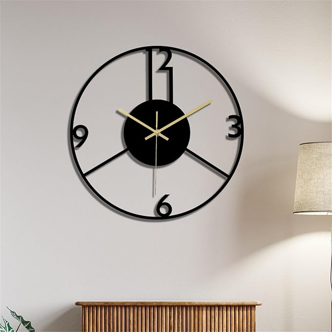 Wall Clock Accurate Timekeeping Wall Clock Not Ticking Battery Operated Wall Clock Minimalistic Wall Clock for Kitchen Offices Clock (Jscc006 A)