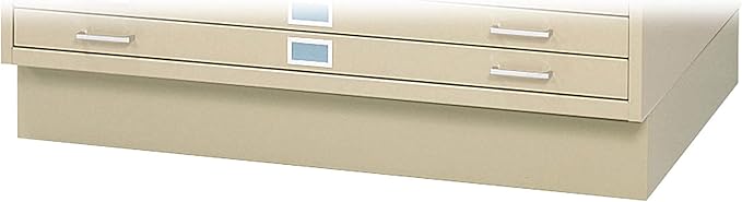 Safco Products 4999 Flat File Closed Base for 5-Drawer 4998 Flat File, Sold Separately, Tropic Sand