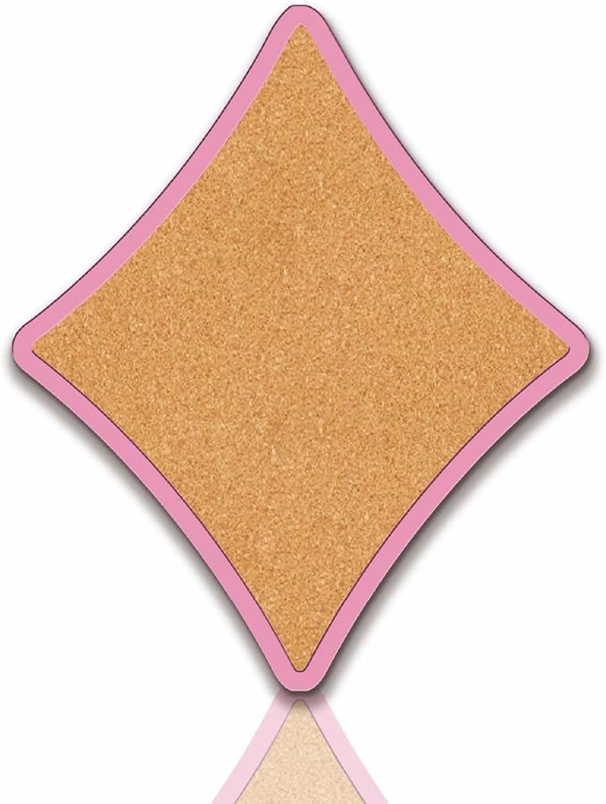 CRASPIRE Star Pin Cork Board 11.8x9.8In Wall Mounted Framed Bulletin Display Badge Wooden Saddle Brown Memory Memo Brooch Lapel Pin Holder Storage for Home Office School Classroom Wedding Decoration