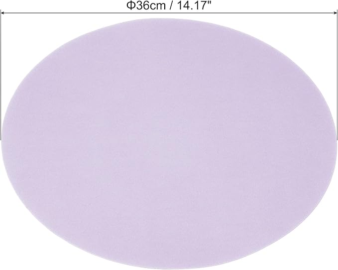 PATIKIL 14.2-inch Round Cardboard Paper, 20 Pcs 200GSM Blank Disc Circles Slices Cutouts Paper for Party Decorations DIY Craft Arts Drawing Painting Writing, Light Purple