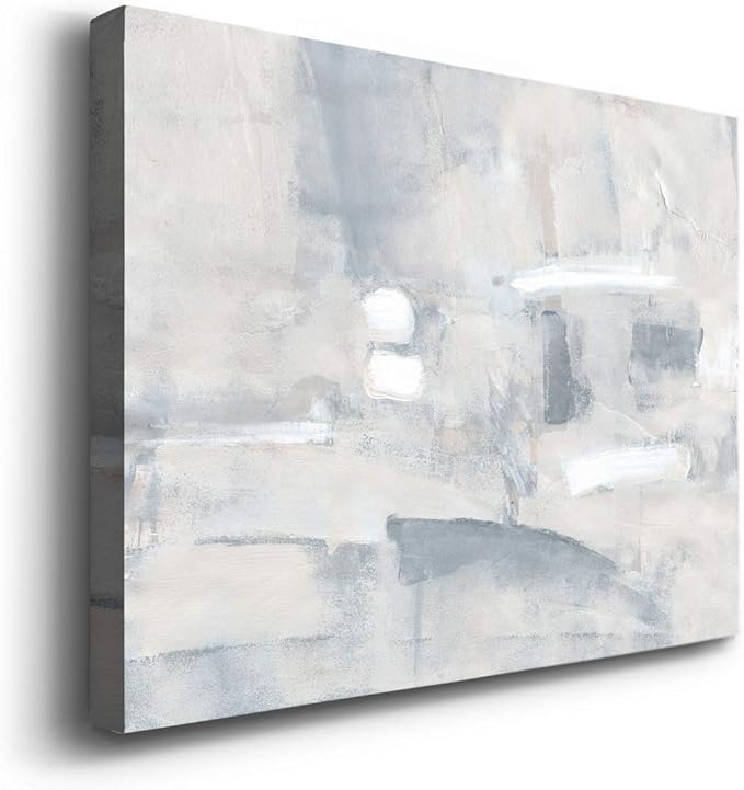 Landscape Wall Art Premium Gallery Wrapped Canvas Abstract Ocean Forest Modern Artwork Decoration for Living Room Kitchen Bathroom Office, Ready to Hang