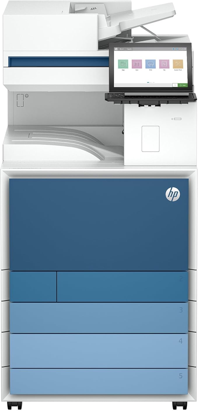 HP Color LaserJet Enterprise Flow 8801z Multifunction Printer, Scanner, Copier, Duplex, Best for Office (9S183A)