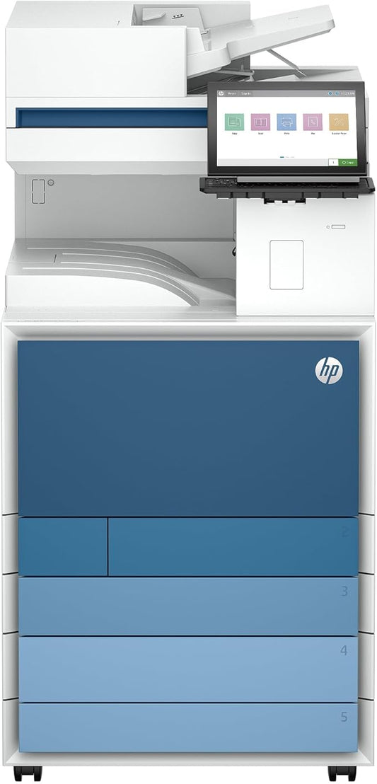 HP Color LaserJet Enterprise Flow 8801z Multifunction Printer, Scanner, Copier, Duplex, Best for Office (9S183A)