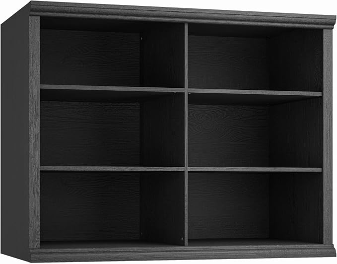 Rresyet 47.2" Wide Bookcase, 3-Tier Bookshelf Open Storage, 37" Tall Floor Standing Indoor Furniture, Book Cases for Home School Library Office Bedroom, Black