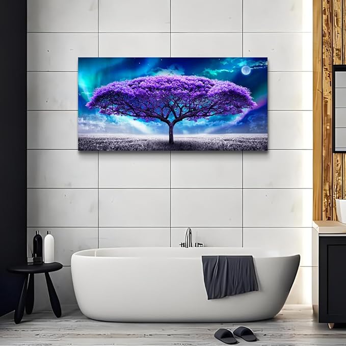 Wapluam Canvas Wall Art - Large Size Abstract Scenery Pictures for Living Room, Bedroom, Office & Dormitory Decor