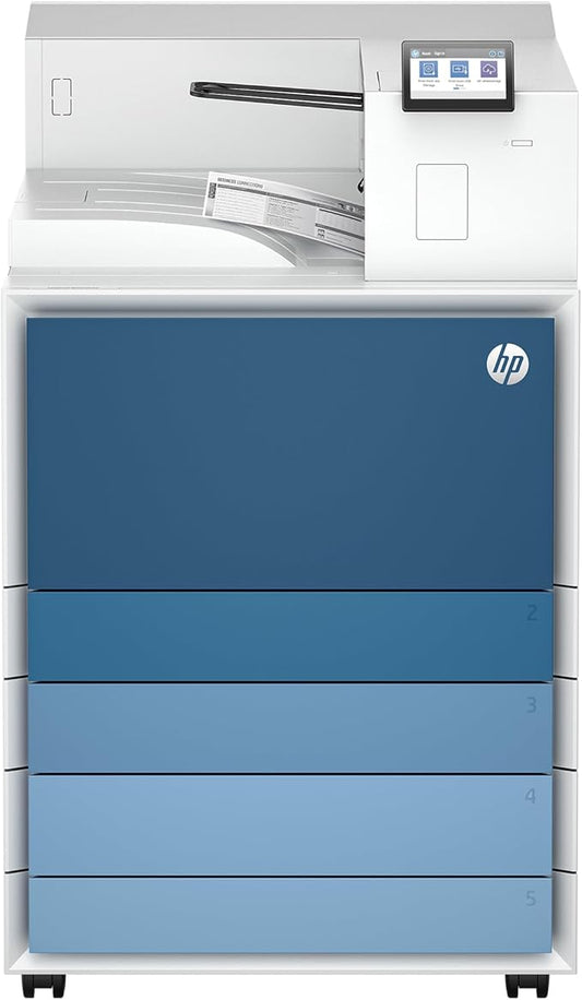 HP Laserjet Enterprise 8501x Monochrome Printer, Scanner, Copier, Duplex, Best for Office, AJ7J3A