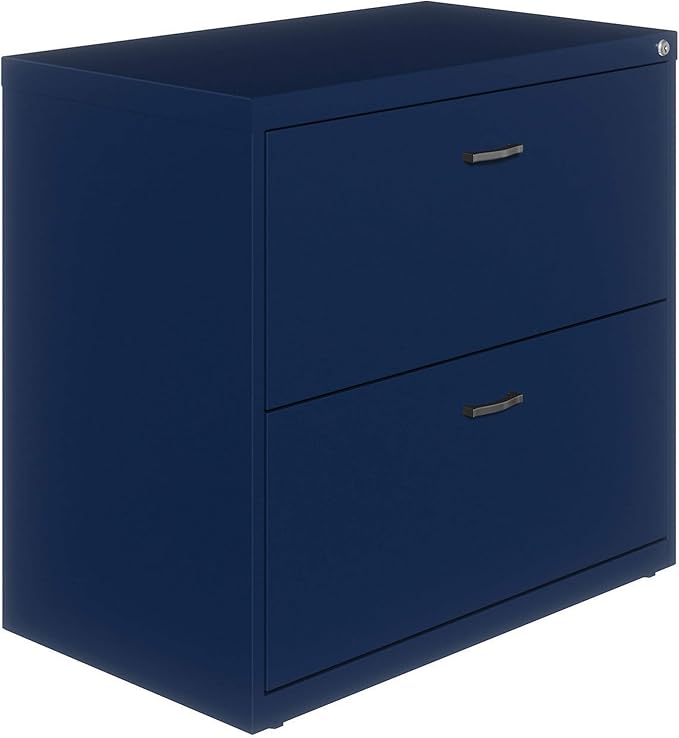 LYS SOHO Arc Pull Steel Lateral File, Navy