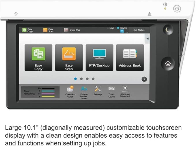 Sharp MX-3550V A3 Color Laser Multifunction Copier - A3/A4, 35ppm, Copy, Print, Scan, Auto Duplex, Network, 5 GB Memory, 250 GB HDD, Demo Unit (Renewed)
