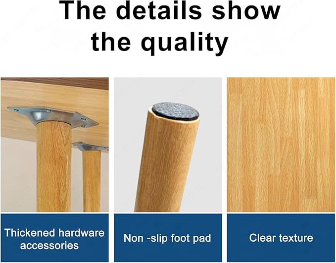 Talent Star 27 Inch Small Computer Desk, Desktop Student Study Table, Modern Wood Desk, Ergonomic Design Writing Table, Writing Desk for Home Office Workstation Wooden Color
