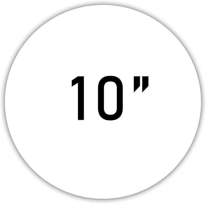 NARA | Alcohol Ink Paper | Paper for Alcohol Ink Art Painting | 10â€ Diameter Circle | 275 microns/200 GSM | Medium Paper | 10 Sheets | 100% Stain-Free