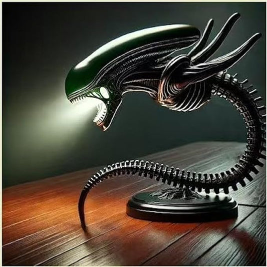 Xenomorph Alien Table Lamp LED Night Light Black Desk Lamp USB Mini Lamp, Sci-Fi Themed Lamp, Children's Anime Lamp, Holiday Gift 2026 Holiday New Children's Room Desktop Decoration Lamp