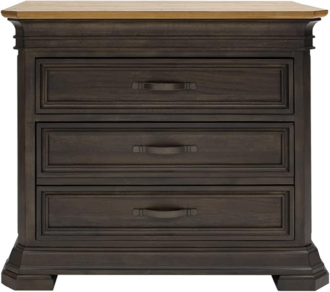 Martin Furniture IMSA450 Executive Lateral Locking Legal/Letter File Drawer, Fully Assembled, Brown
