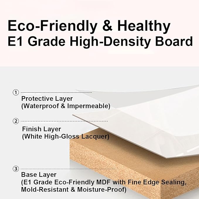 Computer Small Desk, Office Writing Work Study Student Home Bedroom with Metal Frame Wooden top No Wheels,Easy Assembly(White Finish,80 * 50cm(31 20in))