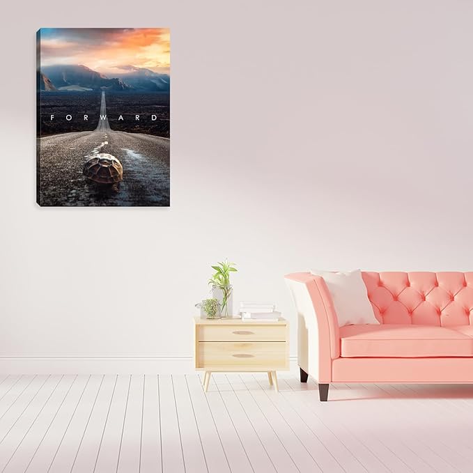 Inspirational Office Wall Decor Motivational Wall Art Canvas Art Wall Painting Picture for Bedroom Living Room Decor Poster Prints Decorations Positive Office Decor Framed Artwork 24"x36"