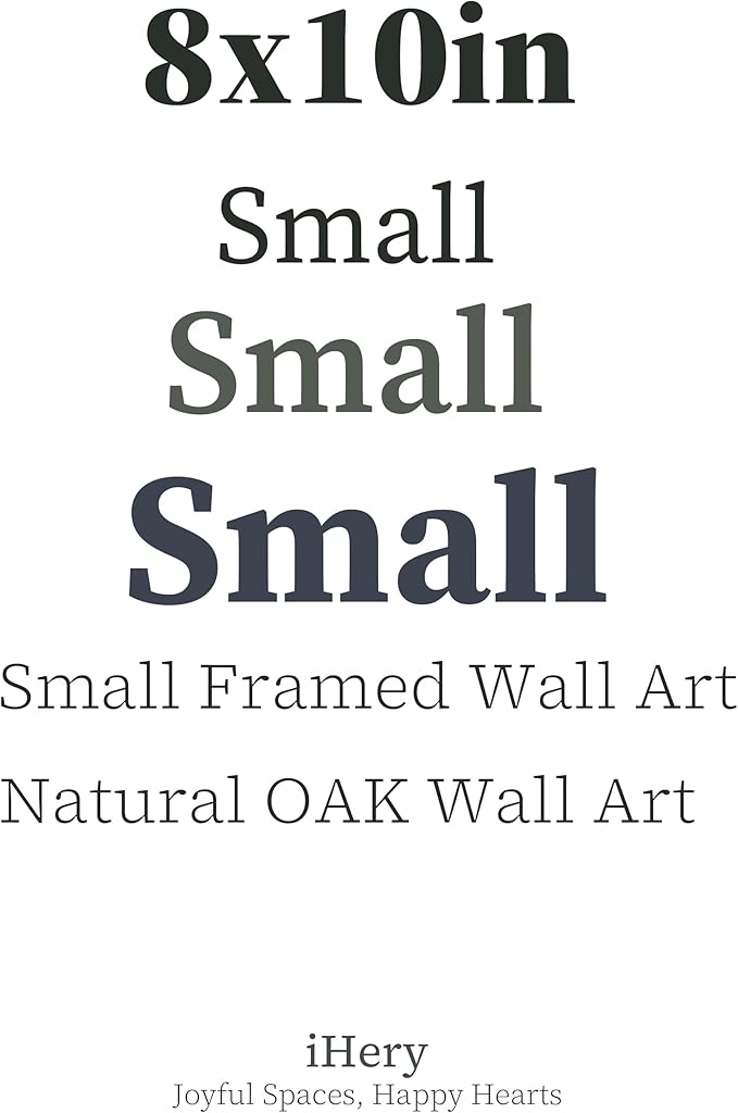 iHery Small Natural OAK Wood Hepburn Newspaper Trendy Bathroom Wall Decor, 8X10in Vintage Framed Wall Art Canvas Art, Funny Artwork, Better Late Than Ugly, Set of 1 Apartment Girly Dorm Room