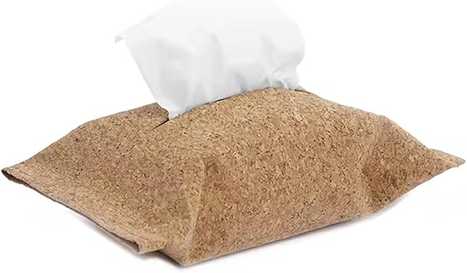 Stylish Tissue Box Car Tissue Box and Creative Tissue Box Leather Tissue Box for Bathroom Vanity Countertop Desk Office Gift Decor Hotel Modern Tissue Box (Color : Black, Size : Large) (Brown Small)