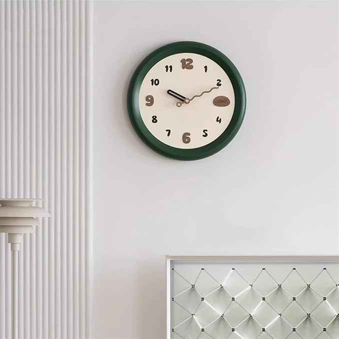 Clock for Bedroom Modern Simple Wall Clock Living Room Household Fashion Atmosphere Creative Wall High-Level Sense of Clock Office Decor Wall Clock (A Medium)