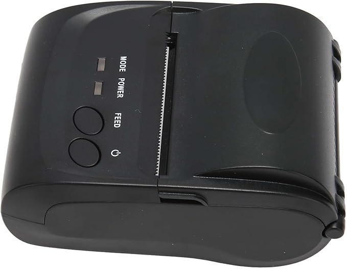 Thermal Printer 100 ‑ 240V 58mm BT4.0 90mm / s 100km TPH 203DPI Receipt Printer Thermal Label Printer USB Interface Shipping Label Printer for Office Logistics (US Plug)