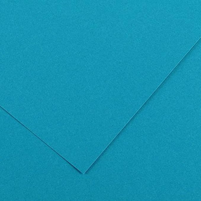 Canson Iris Vivaldi A4 185 GSM Smooth Colour Paper - Primary Blue (Pack of 50 Sheets)