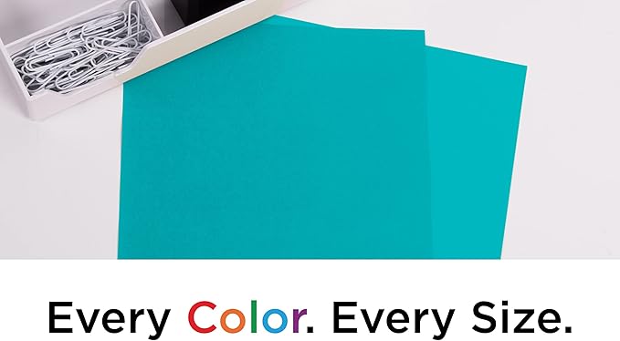JAM PAPER Legal Colored 24lb Paper - 90 gsm - 8.5 x 14 - Sea Blue Recycled - 100 Sheets/Pack