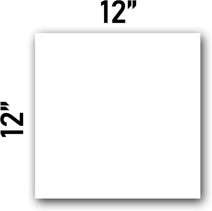 NARA Alcohol Ink Paper | White | 12 inches x 12 inches (12”x12”) | 150 microns/110 GSM | Medium Paper | 100 Sheets | Paper for Alcohol Ink Art Painting | 100% Stain-Free