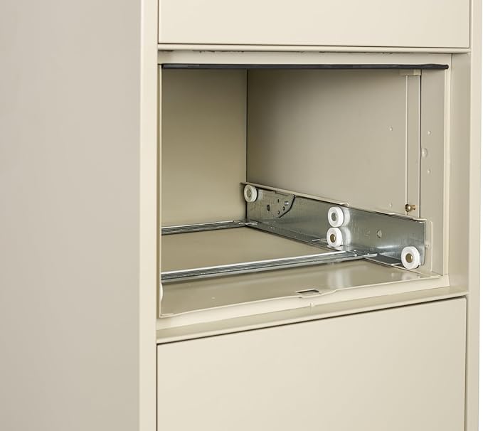 31 inch 2-Drawer Vertical Fireproof File Cabinet – Letter Size Filing – Key Lock – Water Resistant Seal – Fire and Impact Rated – Putty Finish – Model LTR2W31P
