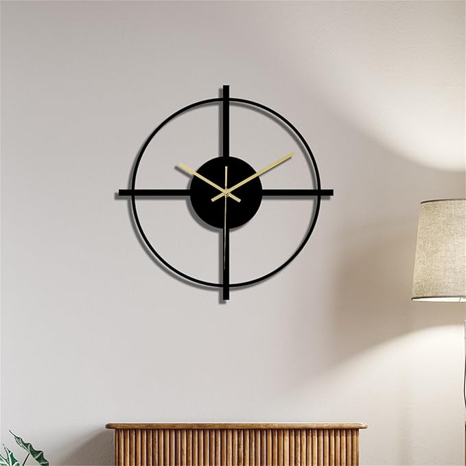 Wall Clock Accurate Timekeeping Wall Clock Not Ticking Battery Operated Wall Clock Minimalistic Wall Clock for Kitchen Offices Clock (Jscc008 A)