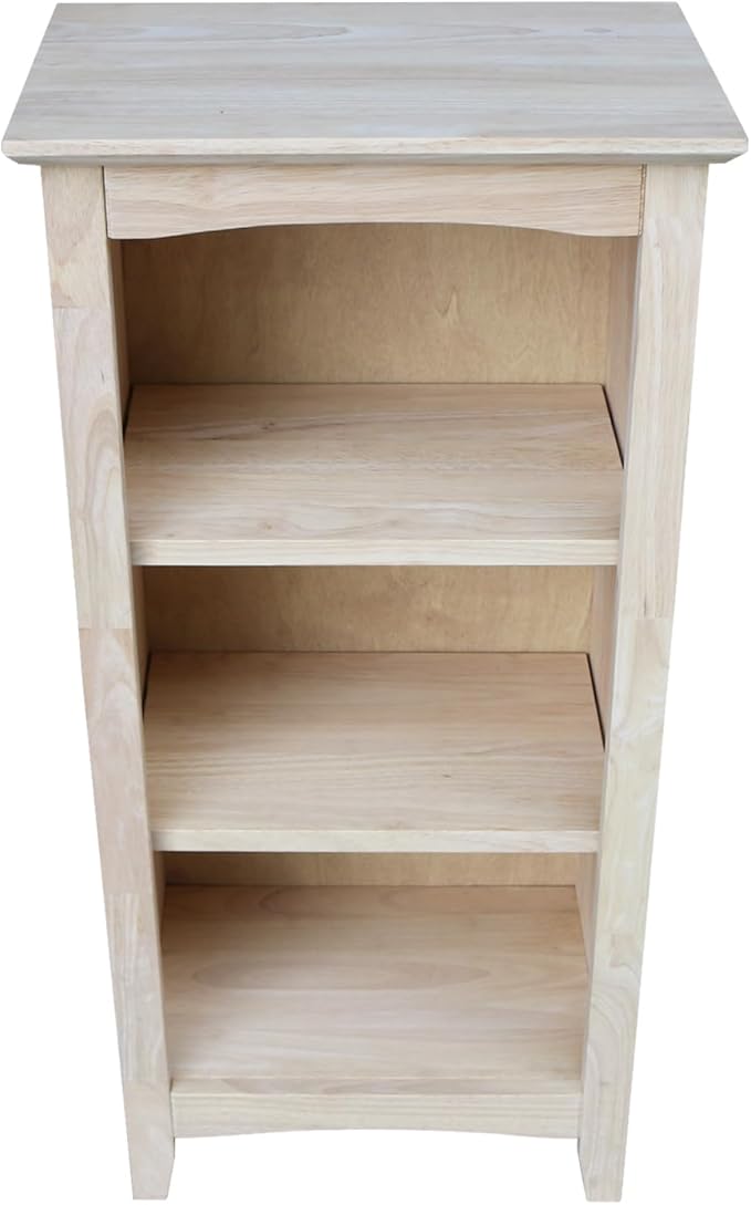 Solid Wood Shaker Bookcase - 36" H