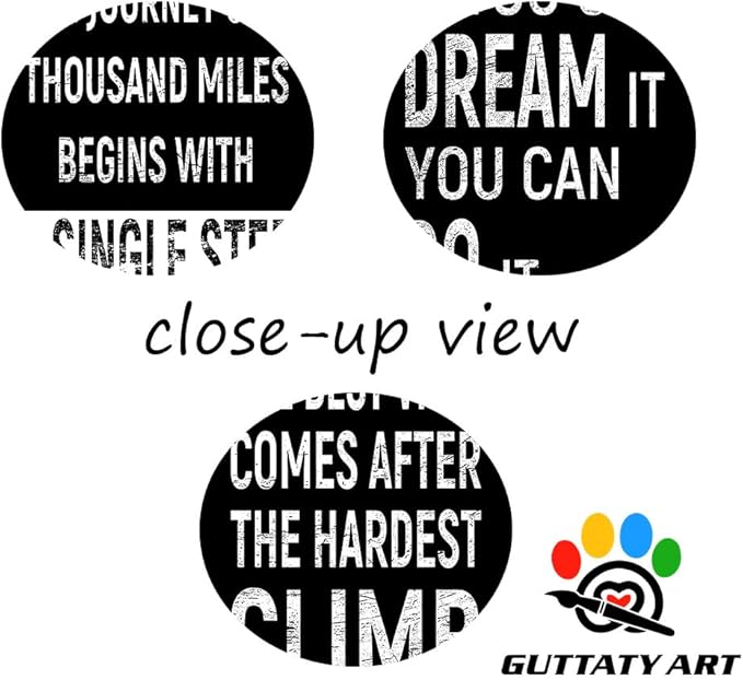Office Wall Art - 3 Panel Motivational Art, Inspirational Quotes Canvas for Home Office Decor, Entrepreneur Words Poster Frame 20'x30'x3Pcs