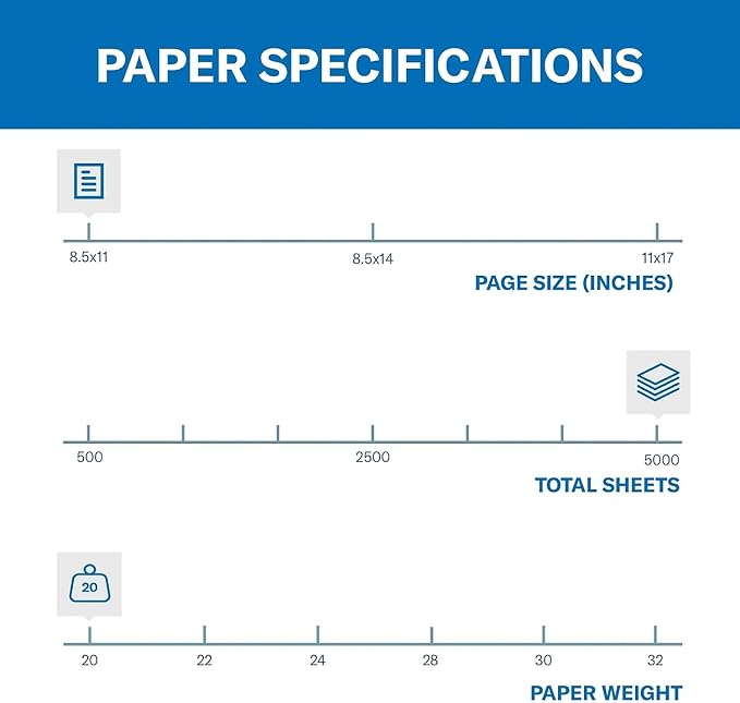 Hammermill 103168CT Recycled Colored Paper, 20lb, 8-1/2 x 11, Goldenrod, 5000 Sheets/Carton