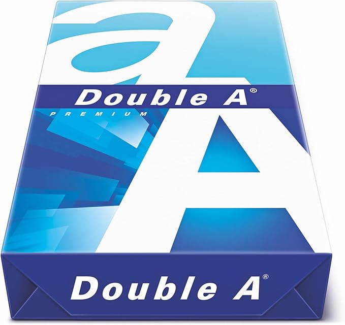 Double A Printing Paper A4 - 500 Sheets - 80GSM- Dimensions 8.3" x 11.7" - White