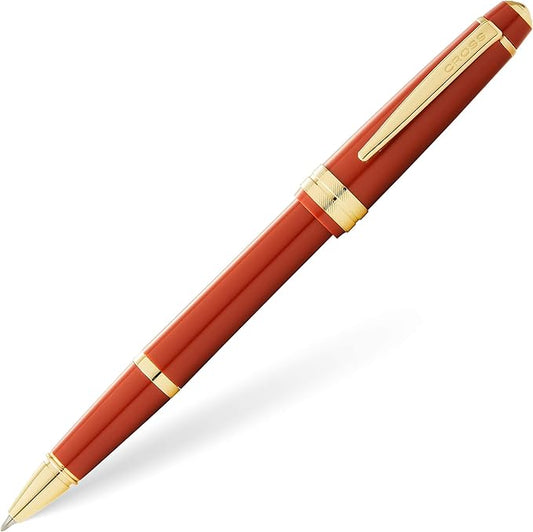 Bailey Light Amber Resin Rollerball Pen
