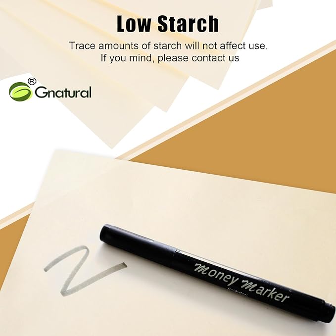 75% Cotton 25% Linen Business Paper, 500 Sheets 8.5"x11" Resume Ivory, 85gsm Won't Get Wet (Low Starch)