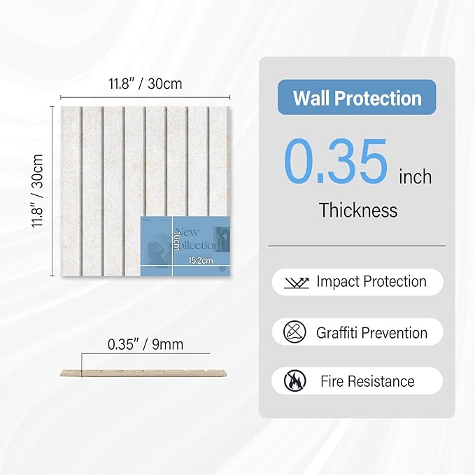 Large Cork Boards for Walls – 36" x 24" Self Adhesive Felt Wall Tiles, Ideal for Office Bulletin Board, Easy to Install Pin Board Photo Board