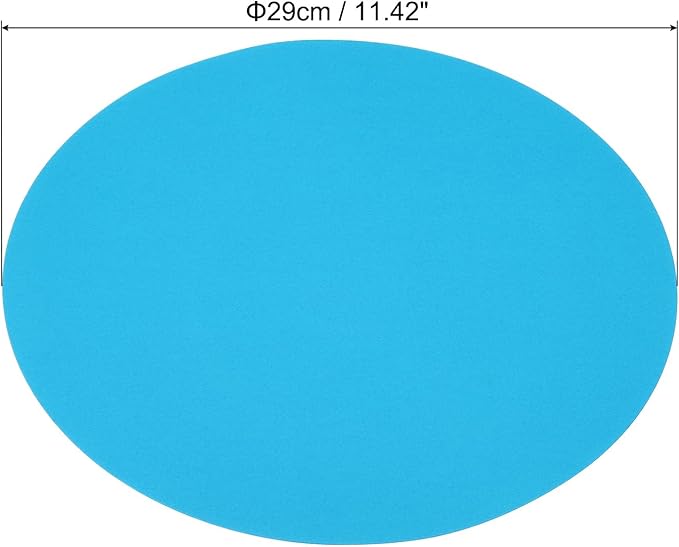 PATIKIL 11.4-inch Round Cardboard Paper, 20 Pcs 200GSM Blank Disc Circles Slices Cutouts Paper for Party Decorations DIY Craft Arts Drawing Painting Writing, Dark Blue