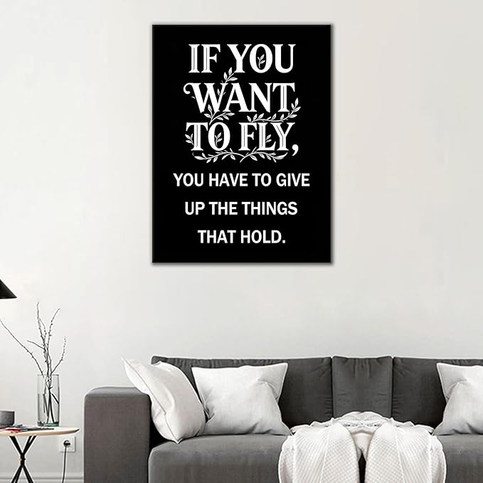 Inspirational Canvas Wall Art Office Decor Motivational Christ Quotes I Can Do All Things Discipline Poster Inspiring Painting Print for Modern Home Living Room Gym Stretched and Framed [18''Wx24''H]