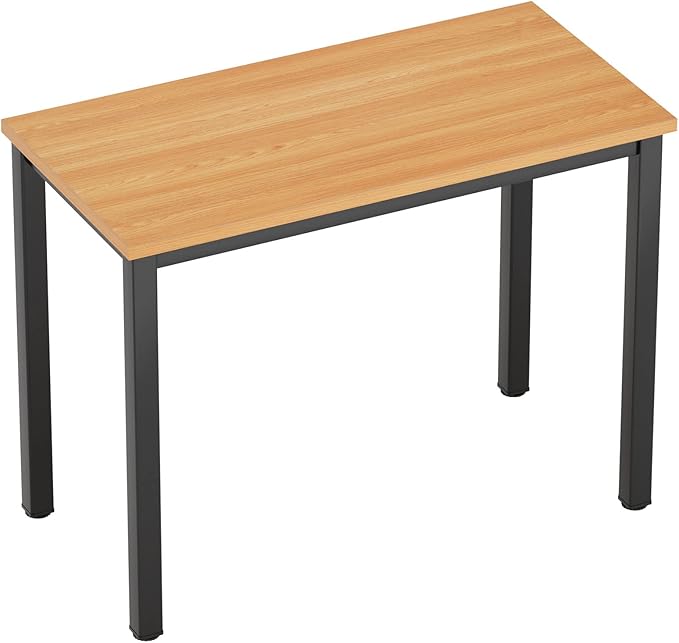 SogesHome 31.5inches Computer Desk PC Desk Office Desk Workstation for Home Office Use Writing Table, Teak(31.5''Lx15.75''W)