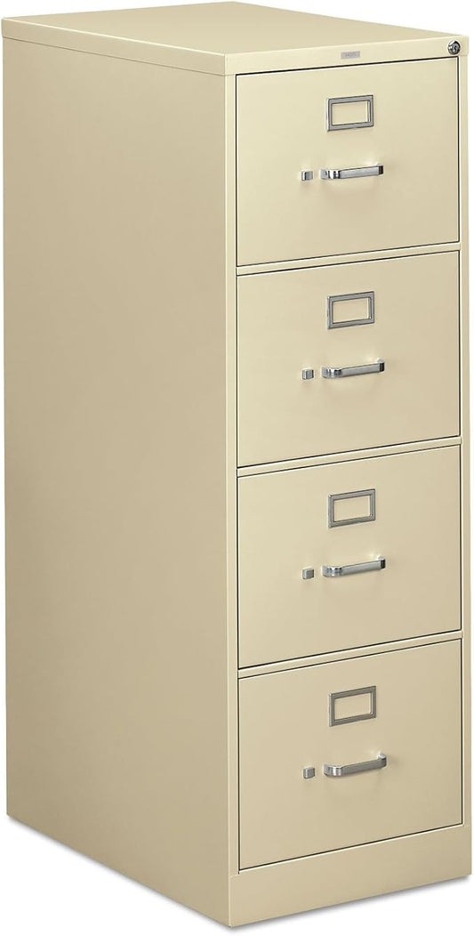HON 314CPL 310 Series Four-Drawer, Full-Suspension File, Legal, 26-1/2d, Putty