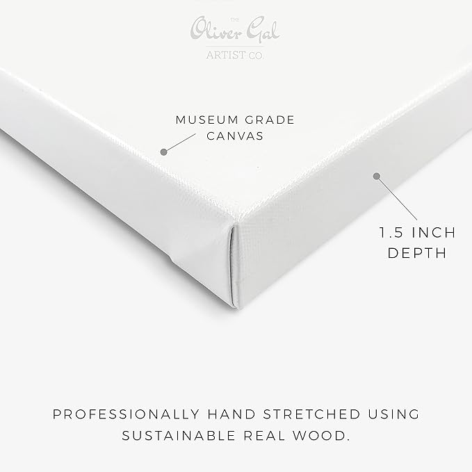 The Oliver Gal Artist Co. Modern 36.0 in x 24.0 in, Create Imagination Quotes, Canvas Wall Art, Definition Typography SET, II Office, Black
