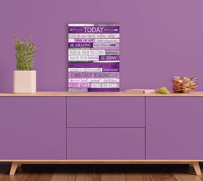 CGXART Inspirational Wall Art With Office Wall Decor For Bedroom Teen Girl Wall Pictures For Living Room Wall Decor For Bedroom Word Artwork For Home Walls Teenage Girl Room Decor 12 x 16 Inch