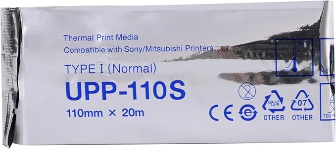 Ultrasound Paper UPP-110S Ultrasound Film/Media 10 Rolls,Type I Thermal Print Film/Media