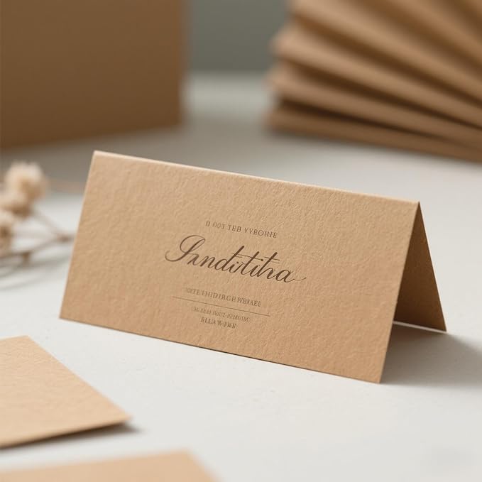 300 Sheets 4 x 6 Inch Brown Craft Cardstock, 250gsm Blank Index Cards Kraft Cardstock for Invitations, Menus, Crafts, DIY Cards, Gift Tags