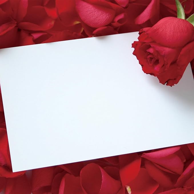 100 Sheets White Cardstock Thick Paper - Blank Heavy Weight 130 lb / 350gsm Cover Card Stock for Invitations,Stationery Printing,Scrapbooking,Crafts,DIY Cards, Paper Crafting (8.5x11 Inches)